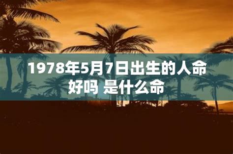 1978年屬什麼|【1978年出生是什麼命 命好嗎】1978年出生是什麼命？命運好。